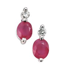 ruby earrings