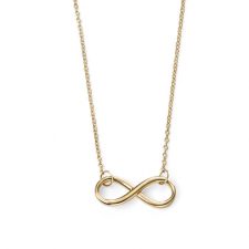 gold eternity necklace