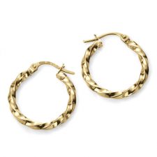 gold hoop earrings