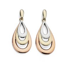 gold drop earrings